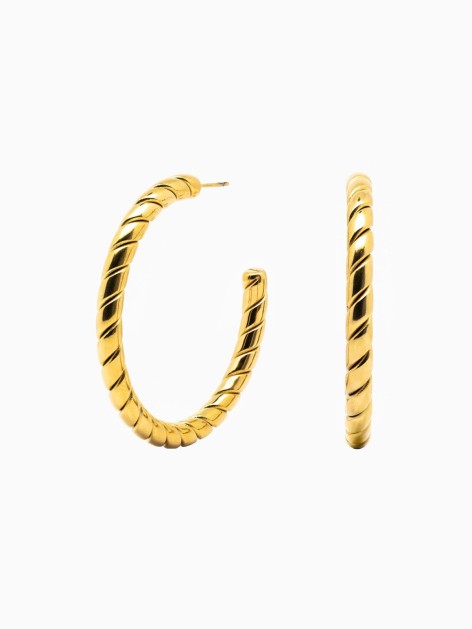 TANGLED HOOP EARRINGS