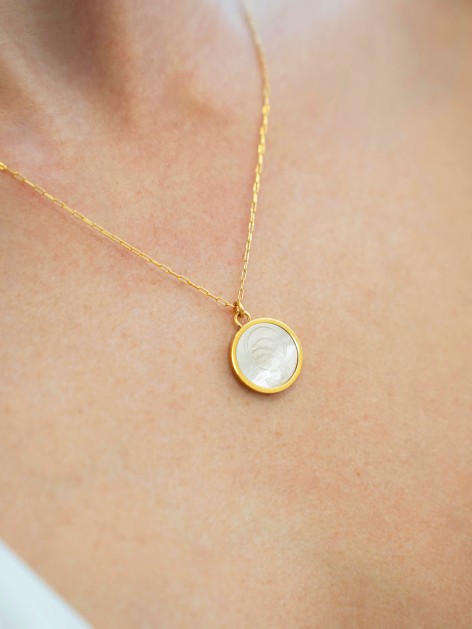COLLAR ACERO VIRGEN NIÑA 2