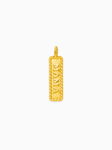 MOM'S METAL CHARM PENDANT