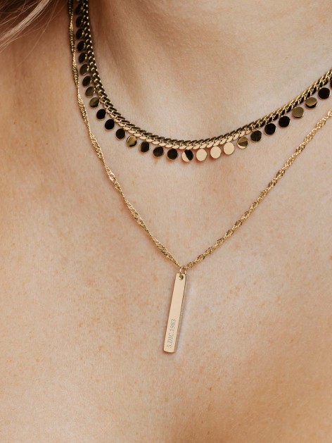 COLLAR GRABADO LÍNEA -... 2
