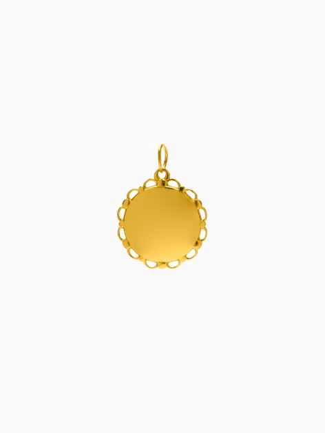 CHARM PENDANT CIRCLE VOLUTE...
