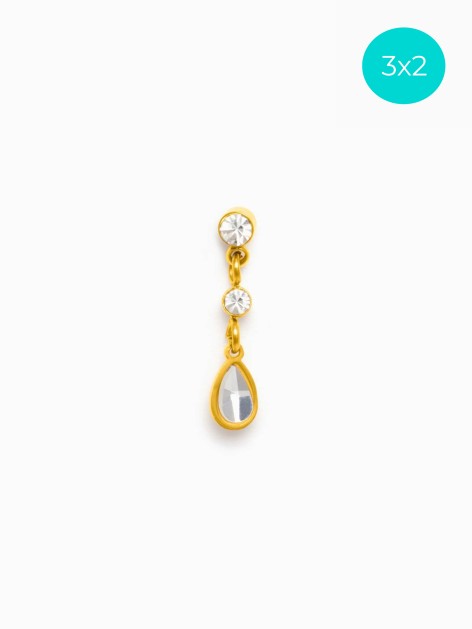 PENDIENTE GOTA COLGANTE