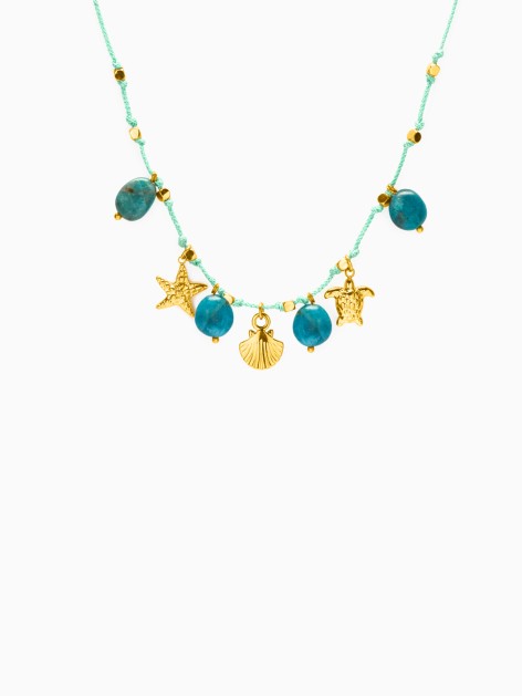 SUMMER CORD STEEL NECKLACE 2