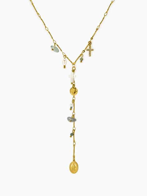 COLLAR ACERO ESCOTE LUZ