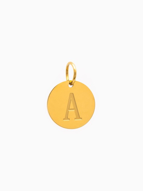 LUCKY INITIAL CHARM GOLD