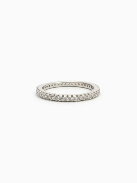 SILVER ZIRCONIA RING LAIA