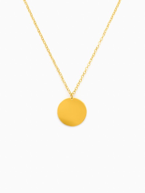 NECKLACE ENGRAVED CIRCLE...