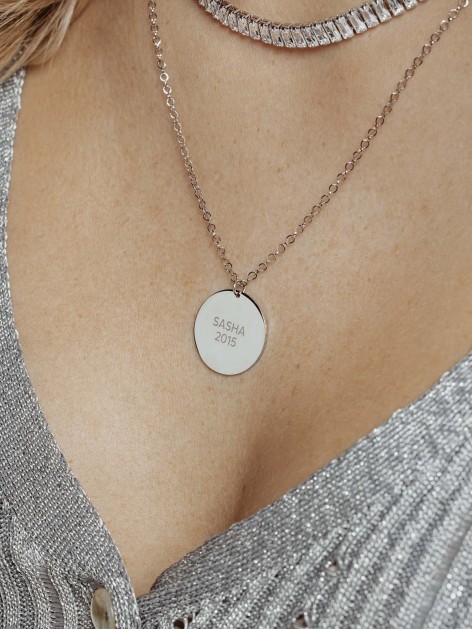 NECKLACE ENGRAVED CIRCLE... 2