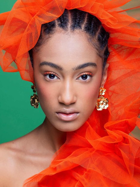 DOUBLE FLOWER EARRINGS 2