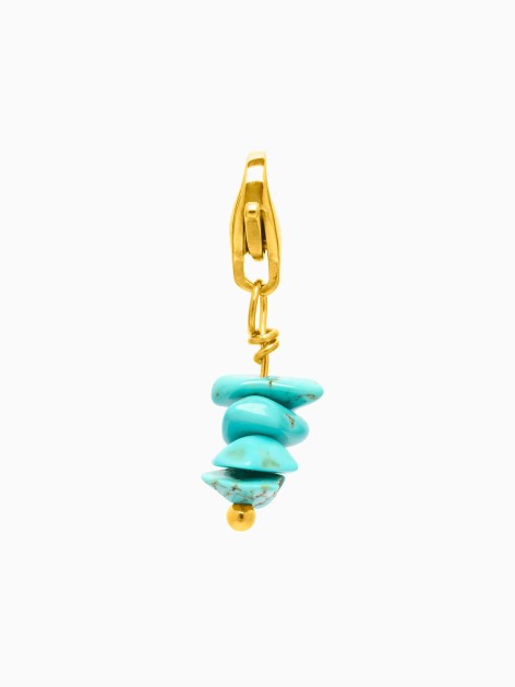 TURQUOISE STONE CHARM