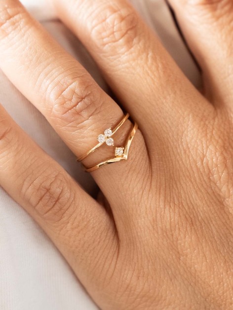 ANILLO PLATA DE LEY IRIS 2