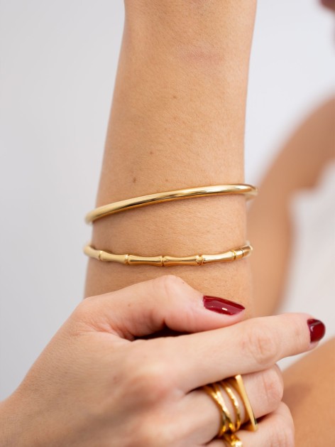 RIGID STEEL BAMBOO BRACELET 2