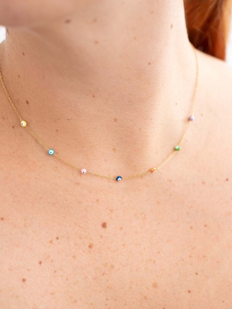 COLLAR ACERO OJOS TURCOS... 2