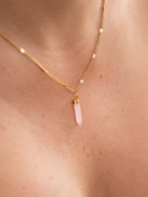 COLLAR ACERO CUARZO 2