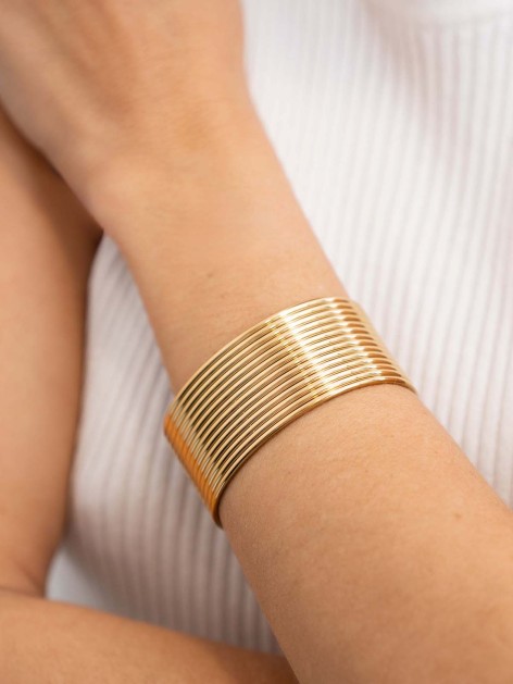 BRAZALETE ANCHO LINEAL NUT 2