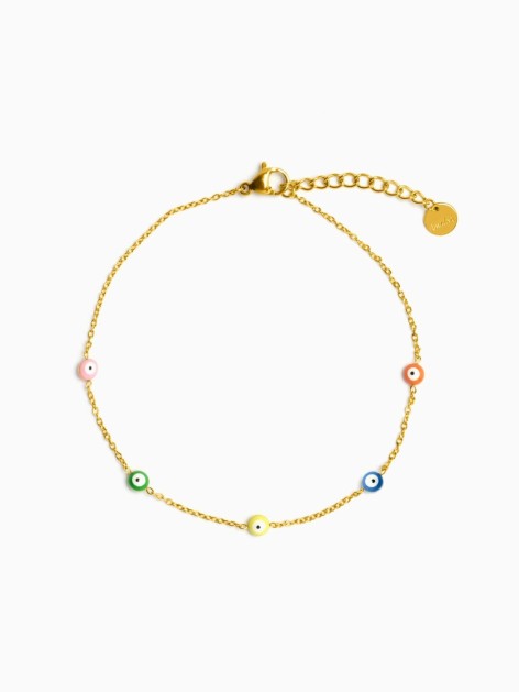 TOBILLERA ACERO OJOS TURCOS...