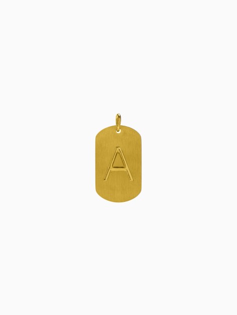 CHARM COLGANTE CHAPA INICIAL