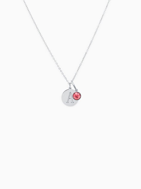 CADENA PLATEADA INICIAL COLOR