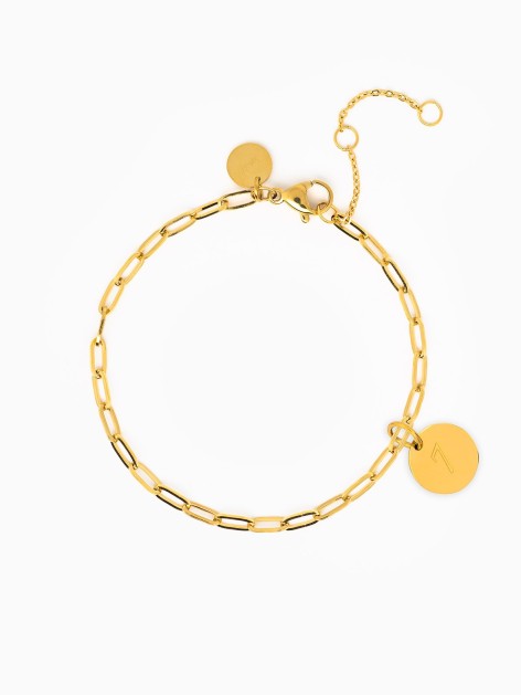 PULSERA DE LA SUERTE DORADA...