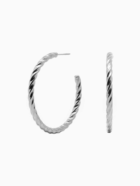 PENDIENTES ARO ENTRELAZADO