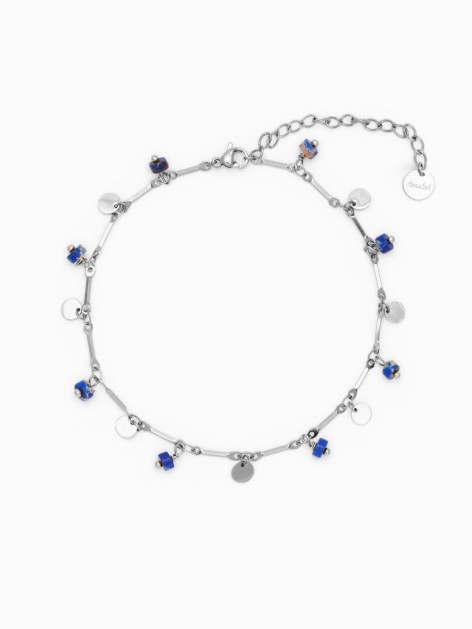 TOBILLERA PIEDRAS DE COLORES 2