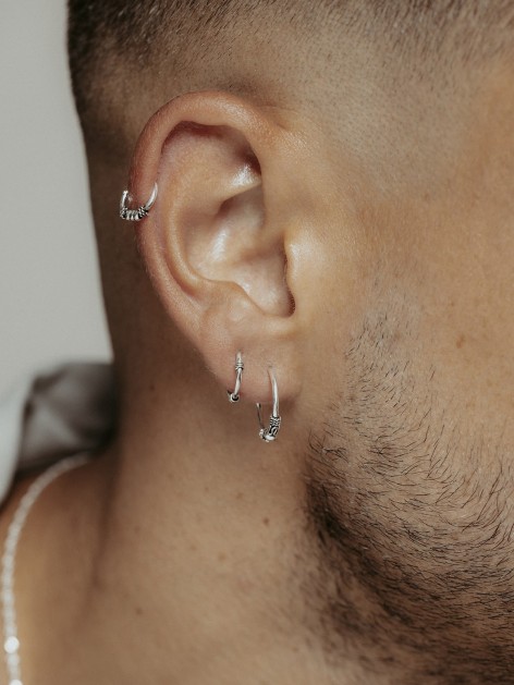 PENDIENTE ARO NUSA PLATA DE... 2