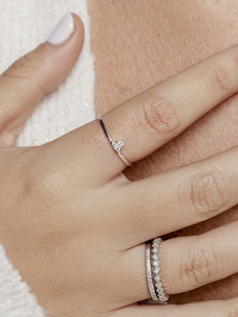 ARABELLA SILVER RING 2