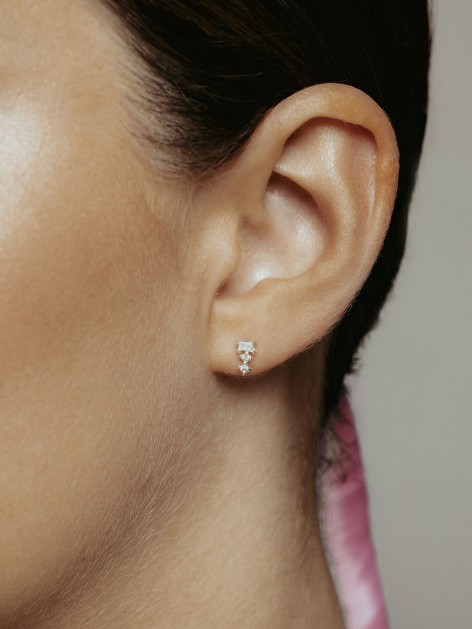 DIANA STERLING SILVER EARRINGS 2