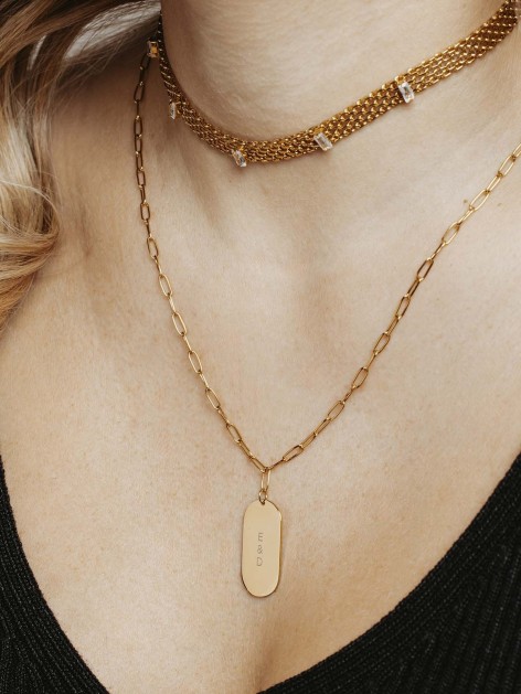 COLLAR GRABADO OVALADO -... 2