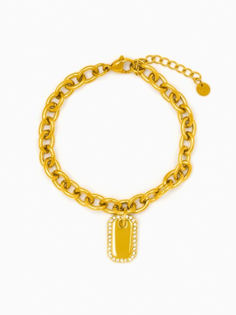 PULSERA GRABADA CIRCONITA -...