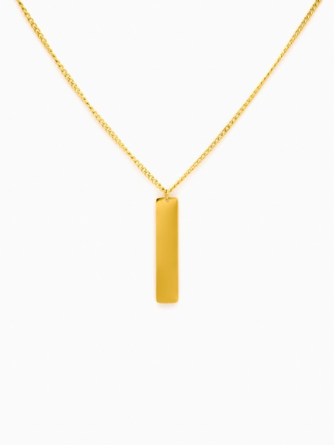 COLLAR GRABADO RECTÁNGULO -...