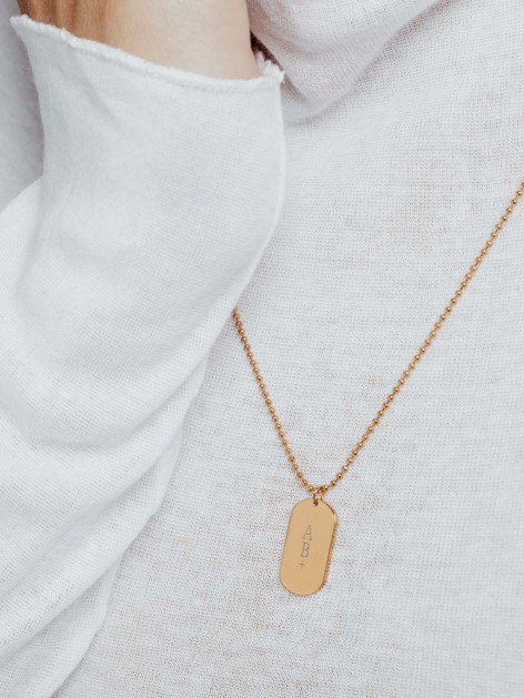 COLLAR GRABADO ÓVALO -... 2