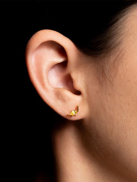 PENDIENTES PLATA DE LEY DINO 2