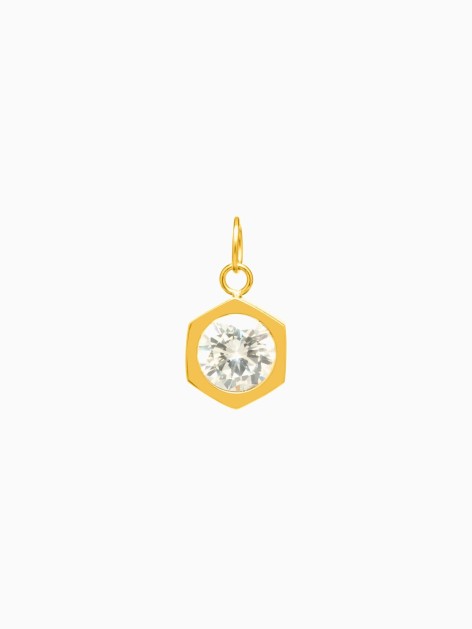 HEXAGONAL PENDANT CHARM