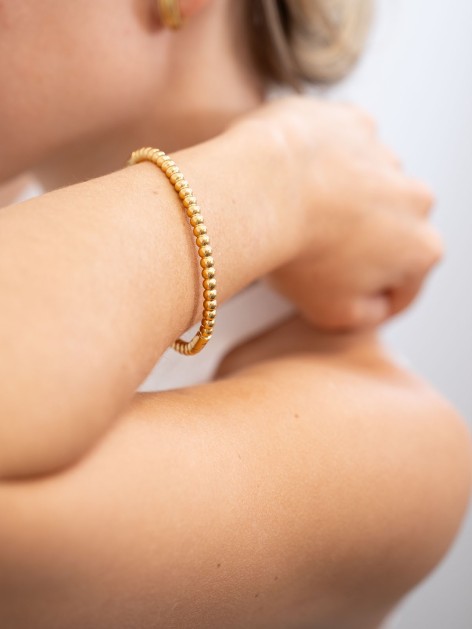 BRAZALETE RÍGIDO BOLITAS 2