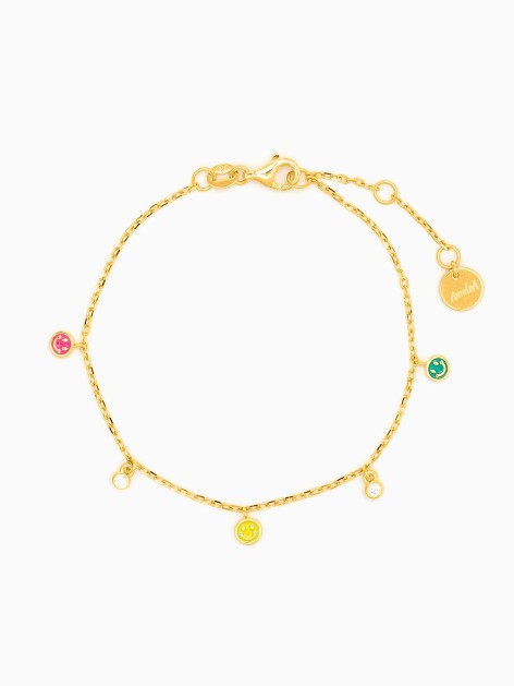 PULSERA PLATA DE LEY EMOJI
