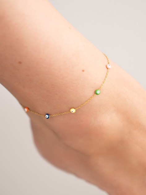 TOBILLERA ACERO OJOS TURCOS... 2