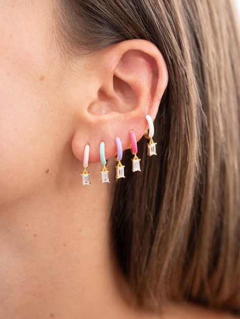 STERLING SILVER COLOR EARRING 2