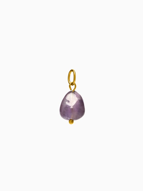 VIOLET STONE PENDANT CHARM