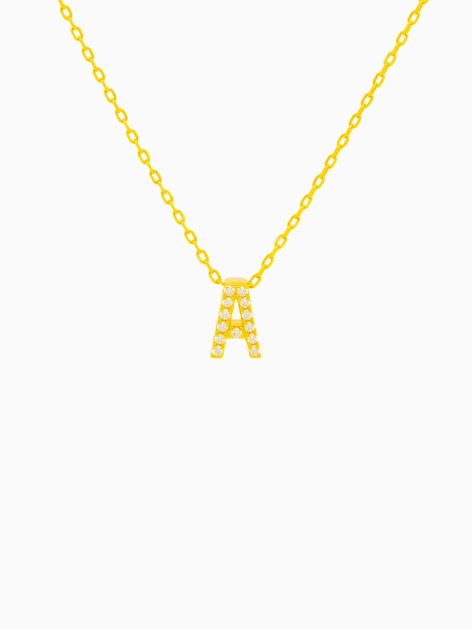 COLLAR INICIAL DE PLATA...