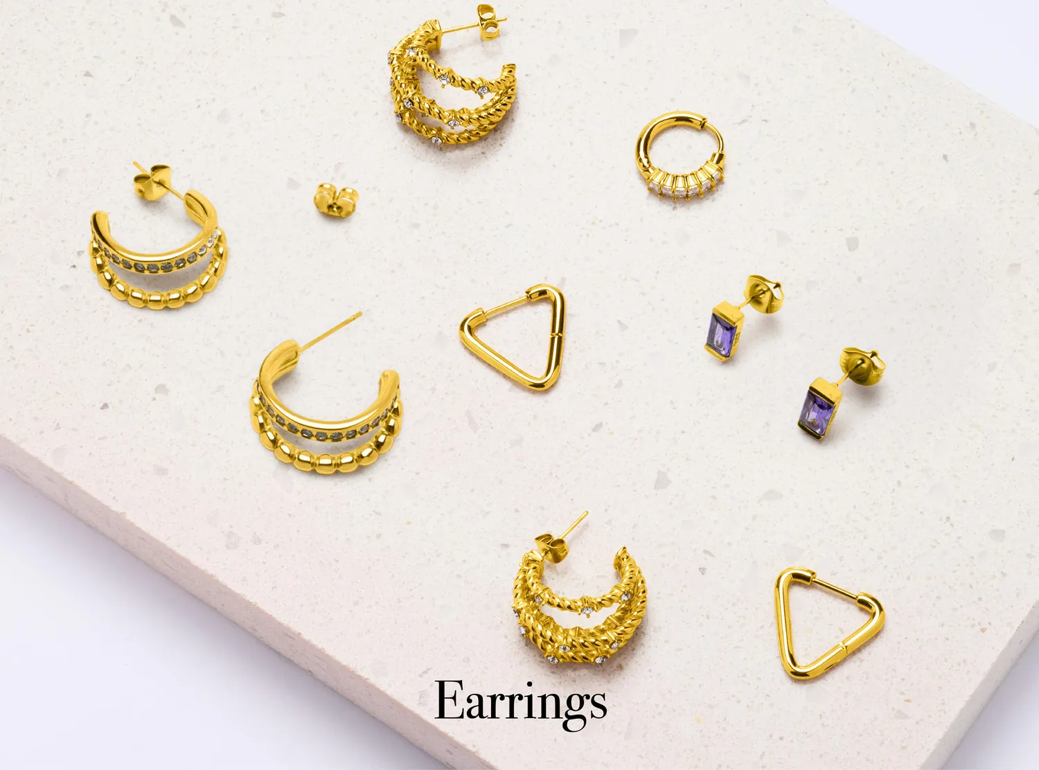 AmaloA gold earrings