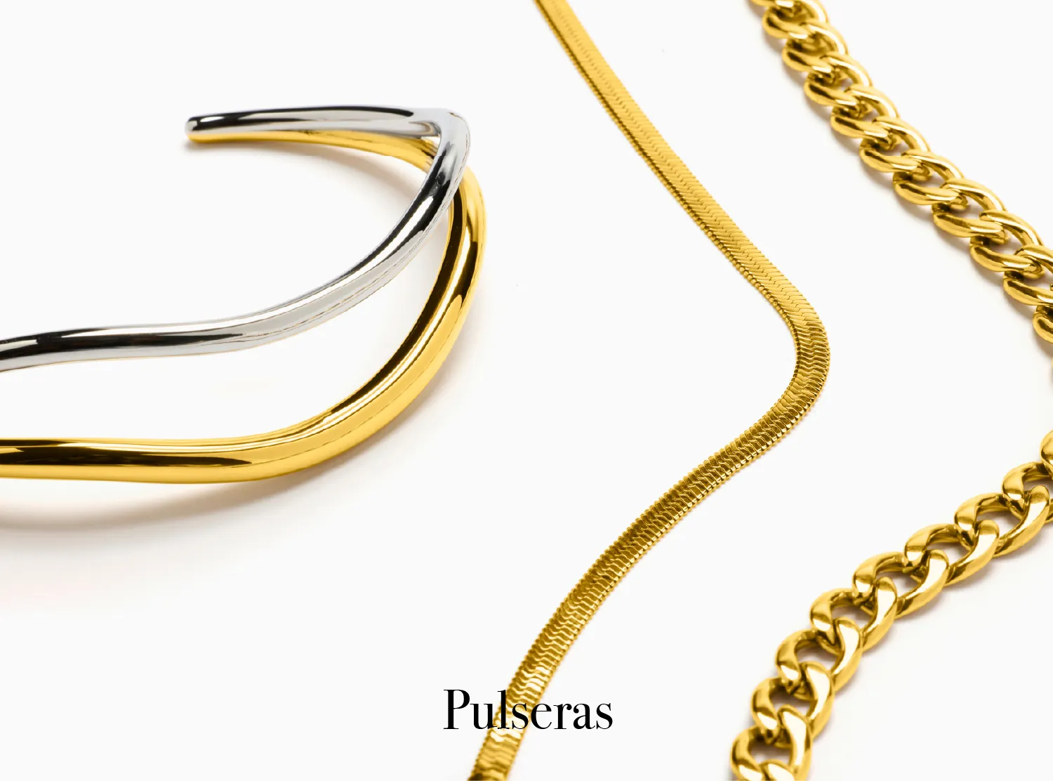 Pulseras rígidas y de cadena de AmaloA